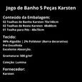 Jogo-de-Toalhas-de-Banho-5-Pecas-Karsten-Lumina-500-g-m²-Lunar
