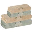 Jogo-de-Toalhas-de-Banho-4-Pecas-Karsten-Yuna-430-g-m²-Matcha-Grao