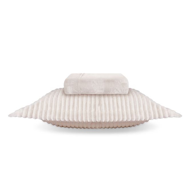 Jogo-de-Cama-Solteiro-Plush-2-Pecas-BBC-Textil-Marfim