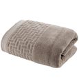 Toalha-de-Banho-Super-Soft-Zero-Twist-Corttex-Geometrico-500-g-m²-Bege
