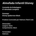 Almofada-Disney-43x43cm-Hedrons-Spiderman-Black