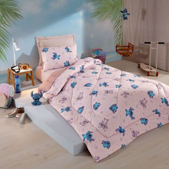 Edredom-Infantil-Disney-Hedrons-Stitch-Love