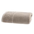 Toalha-de-Banho-Super-Soft-Zero-Twist-Corttex-Arabesco-500-g-m²-Bege