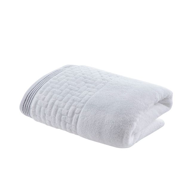 Toalha-de-Rosto-Super-Soft-Zero-Twist-Corttex-Geometrico-500-g-m²-Branca