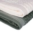 Jogo-de-Toalhas-de-Banho-4-Pecas-Super-Soft-Zero-Twist-Corttex-Geometrico-500-g-m²-Verde-Marfim