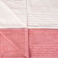 Jogo-de-Toalhas-de-Banho-4-Pecas-Super-Soft-Zero-Twist-Corttex-Geometrico-500-g-m²-Rosa-Marfim