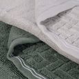Jogo-de-Toalhas-de-Banho-4-Pecas-Super-Soft-Zero-Twist-Corttex-Geometrico-500-g-m²-Cinza-Verde