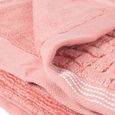Jogo-de-Toalhas-de-Banho-4-Pecas-Super-Soft-Zero-Twist-Corttex-Geometrico-500-g-m²-Rosa