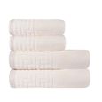 Jogo-de-Toalhas-de-Banho-4-Pecas-Super-Soft-Zero-Twist-Corttex-Geometrico-500-g-m²-Marfim
