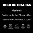Jogo-de-Toalhas-de-Banho-4-Pecas-Super-Soft-Zero-Twist-Corttex-Geometrico-500-g-m²-Bege