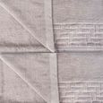 Jogo-de-Toalhas-de-Banho-4-Pecas-Super-Soft-Zero-Twist-Corttex-Geometrico-500-g-m²-Cinza
