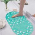 Tapete-para-Box-Emborrachado-Antiderrapante-66x36cm-Pezinhos-Verde