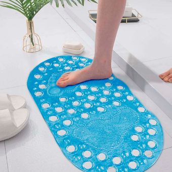 Tapete-para-Box-Emborrachado-Antiderrapante-66x36cm-Pezinhos-Azul