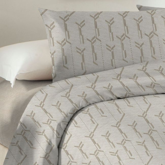 Jogo de Cama Queen Size Bege Corttex Microtec 200 Fios 4 Peças