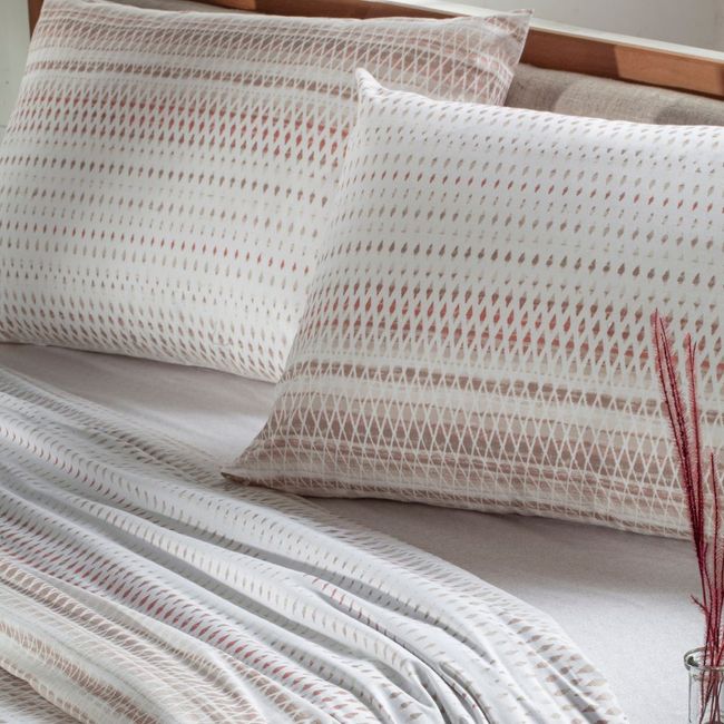 Jogo de Cama Queen Size 200 Fios 4 Peças Corttex Home Design Estampa 10