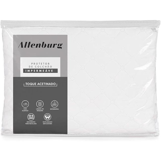 Protetor de Colchão Impermeável King Size Altenburg Toque Acetinado