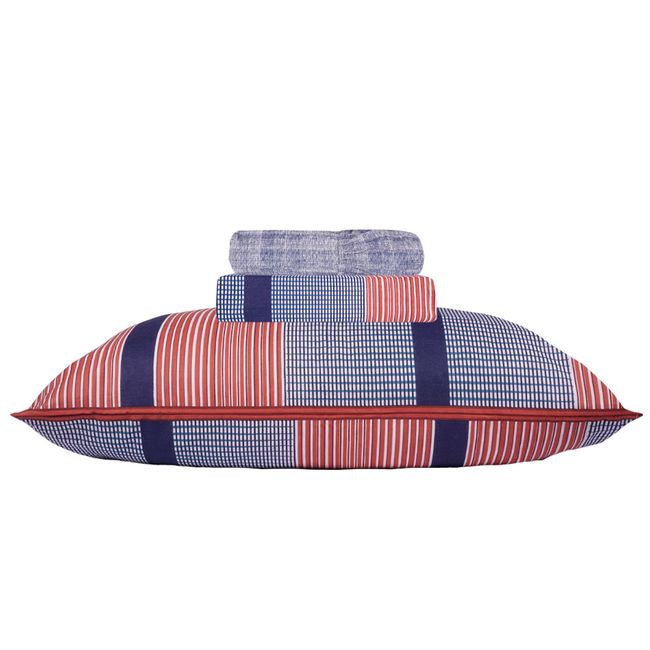 Jogo de Cama Solteiro 150 Fios Corttex 3 Peças Attuale Estampa 6