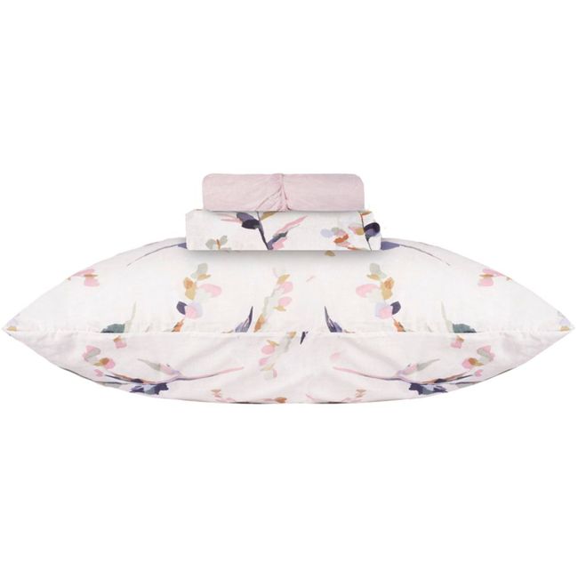 Jogo de Cama Solteiro 150 Fios Corttex 3 Peças Attuale Flores 1