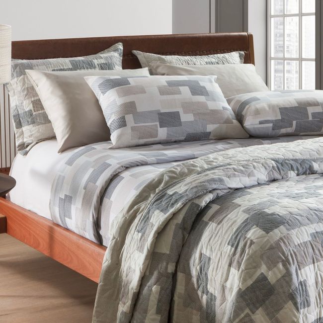 Jogo de Cama Queen Size 150 Fios Corttex 4 Peças Attuale Estampa 10