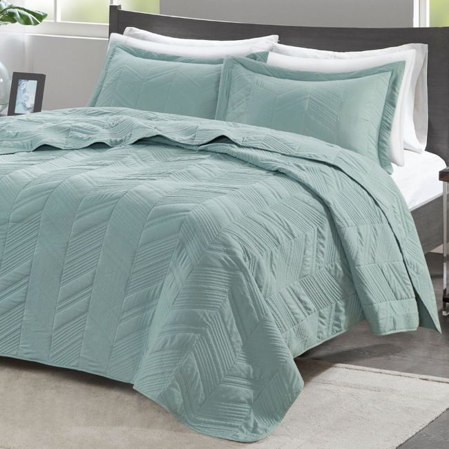 Colcha Solteiro 300 Fios Corttex Ouro 2 Peças Verde