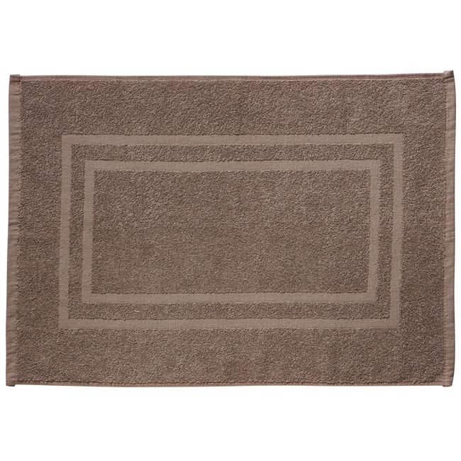 Tapete Piso para Banheiro Corttex Grécia 50x70cm Taúpe