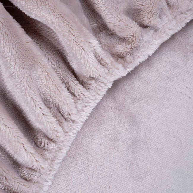 Lençol de Plush King Size Hedrons Inove Cevada