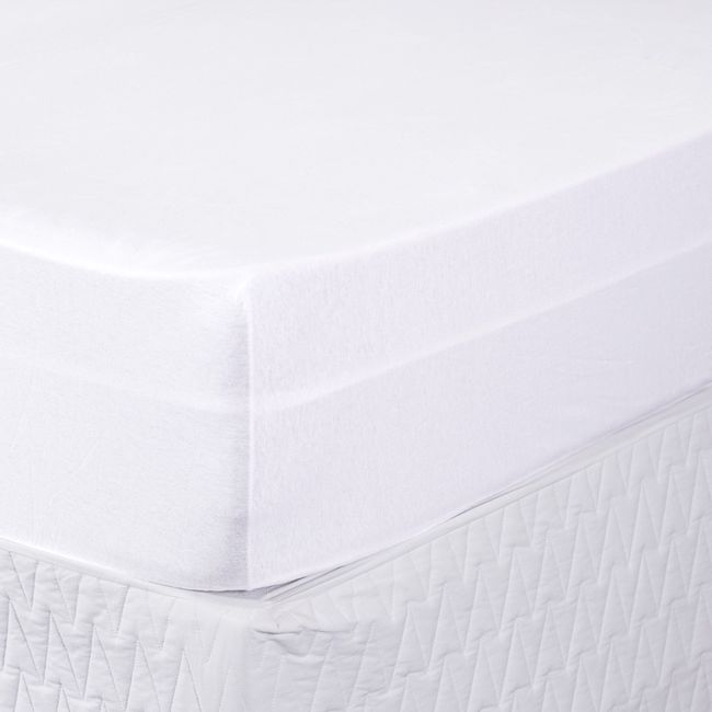 Lençol Queen Size Malha BBC Têxtil Branco