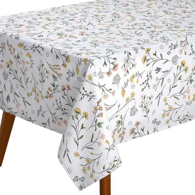 Toalha de Mesa Retangular 8 Lugares Dohler Clean Athenas 1.60 x 2.50Mts Florência